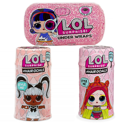 Muñecas sorpresa que cambian de Color, confeti de huevo, vestido de la serie pop, muñecos LOL, figuras de acción, juguetes para niños, navidad ► Foto 1/5