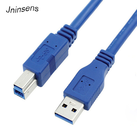 USB 3,0 A macho AM A USB 3,0 B Tipo macho BM extensión Cable de la impresora USB3.0 Cable para la impresora Super Speed ► Foto 1/6