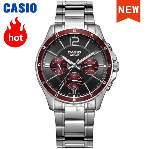 Reloj Casio analógicas hombres reloj de cuarzo cómodo y luminoso puntero ver MTP-1314 ► Foto 1/5