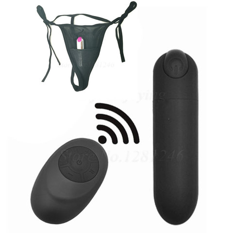 Bragas de función vibrante para mujer, Vibrador con correa y carga por Control remoto inalámbrico, ropa interior, juguete sexual de huevo, 10 unidades ► Foto 1/6