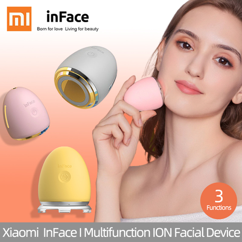 Xiaomi-Dispositivo de belleza Facial Inface ION, herramienta de cuidado Facial de importación y exportación, masaje de reparación hidratante ligero, SPA para el hogar, USB ► Foto 1/6
