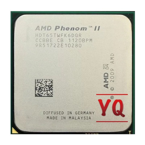 AMD Phenom II X6 1065T 1065 2,9G 95W 6-Core CPU procesador HDT65TWFK6DGR hembra AM3 ► Foto 1/1