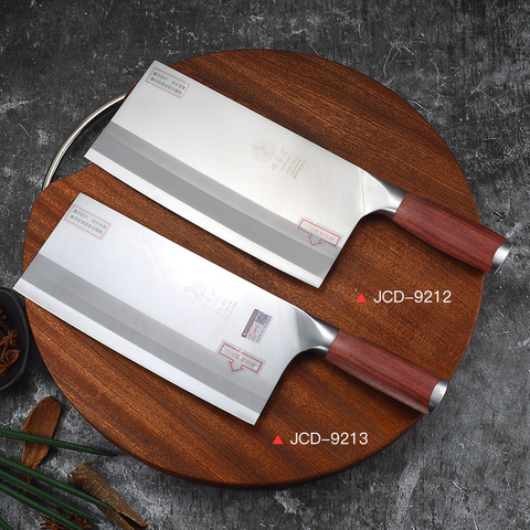 Dengjia-cuchillo de Chef hecho a mano, 9Cr18Mov, mango de madera de caoba, comercial, de gran tamaño, ahorro de trabajo, 8,46 pulgadas, cuchillo de carnicero ► Foto 1/6