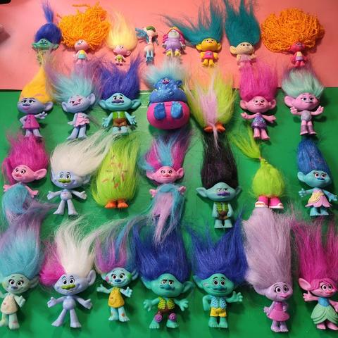 1 unidad puede elegir figuras de trolls originales rama acción figura juguete Set 2017 nueva película Bobby Doll regalo de fiesta de cumpleaños ► Foto 1/6