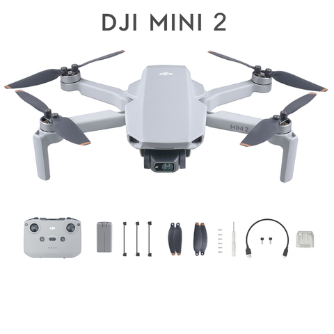 Dron cuadricóptero DJI Mini 2 Mavic Mini 2, menos de 249g, tiempo de vuelo de 31 minutos, transmisión de vídeo 4K de 10km, Nivel 5, resistencia al viento ► Foto 1/6