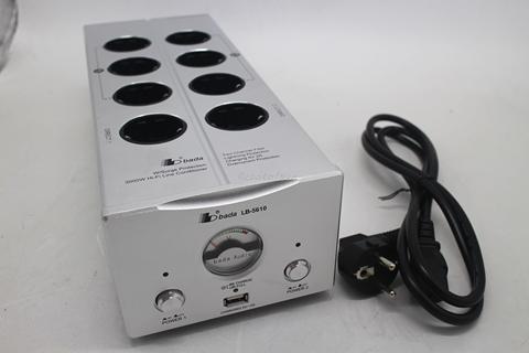 Bada 3000-filtro de Audio con enchufe europeo, potente Filtro de fuente de alimentación de 2 canales con salida USB de 5V y 2A, 5610 W ► Foto 1/6