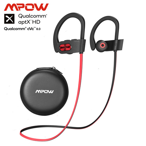 Mpow más llama Bluetooth 5,0 inalámbrico de deporte auriculares CVC 8,0 Cancelación de ruido Aptx-Sonido HD iPX7 Sweatproof 12h juego ► Foto 1/6