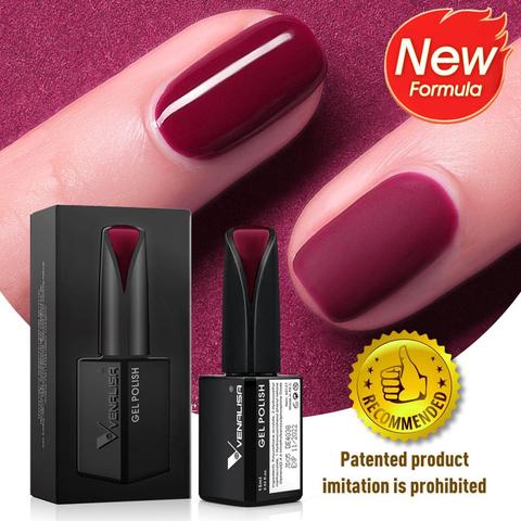 Venalisa 15ml de uñas de Gel POLACO Nueva del paquete de 12 Colores de esmalte para uñas de arte capa superior capa Base esmalte de uñas de Gel UV remoje manicura ► Foto 1/6