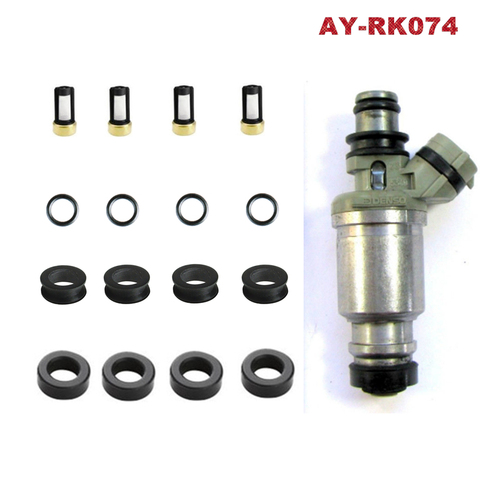 Envío gratis 4 juegos kit de reparación de inyector de combustible para inyector 23250-16120 de 94850021 FJ512 84212152 4G1291 FJ10137 para toyota 1.6L ► Foto 1/1