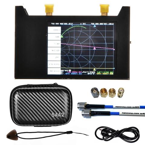 Antena del analizador de espectro de onda corta, analizador de red de Vector 3G, pantalla LCD Digital para S-A-A-2 NanoVNA V2 HF VHF UHF ► Foto 1/6