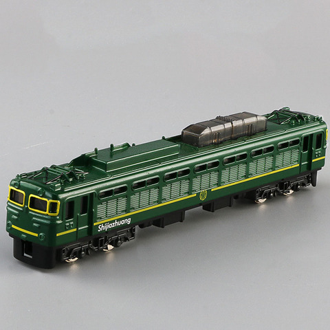 Tren nostálgico Vintage de cuero verde para niños, colección de coches Retro, tobogán de alta velocidad, juguetes locomotores ► Foto 1/6