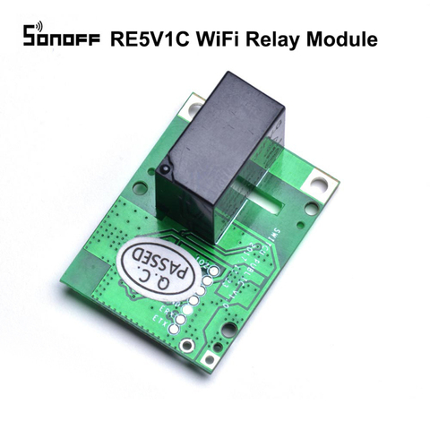 SONOFF-Módulo de interruptor de relé para el hogar, RE5V1C-5V, Wifi, Inching/selflocado, funciona con la aplicación EWlink, bricolaje ► Foto 1/6