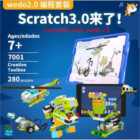 Bloques de construcción de robótica para niños, juego de bloques de construcción Compatible con logoes wodo 2022 juguetes educativos DIY, tecnología 3,0, novedad de 2,0 ► Foto 1/6