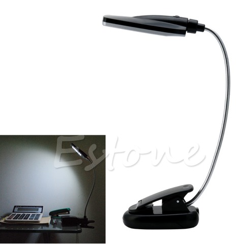 HNGCHOIGE Flexible USB/alimentación de batería 28 bombillas de luz LED lámpara de mesa de cama con Clip ► Foto 1/1