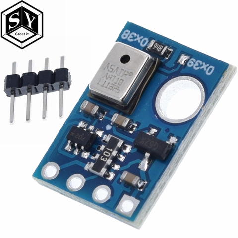 Sensor de temperatura y humedad Digital de alta precisión AHT10 módulo de medición comunicación I2C reemplaza DHT11 SHT20 AM2302 ► Foto 1/6