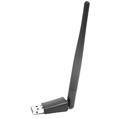 Adaptador de tarjeta de red inalámbrica MT7601 WiFi USB, con antena para decodificador, nuevo ► Foto 1/6