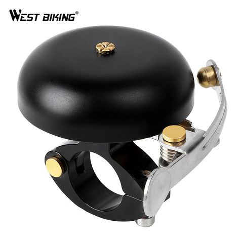 WEST BIKING-timbre clásico para bicicleta, alarma de manillar de seguridad Vintage, sonido para ciclismo de montaña o carretera ► Foto 1/6