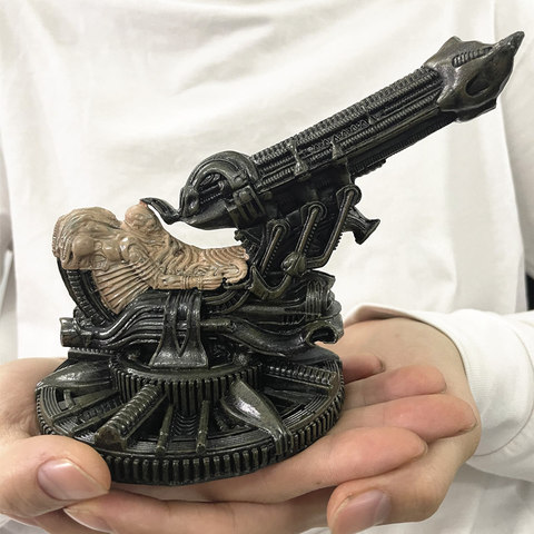 Colección de figuras de acción de resina, modelo a escala de artillería, figura de acción de H.R.Giger AVP Alien vs. Predator Prometheus Space Jockey Alien ► Foto 1/5