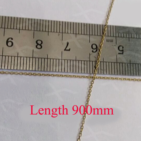 Cadena de anclaje de cobre de 900mm de longitud, Cable de simulación para barandilla de uso marino, 1/700 para modelo a escala de barco, 1 unidad ► Foto 1/2