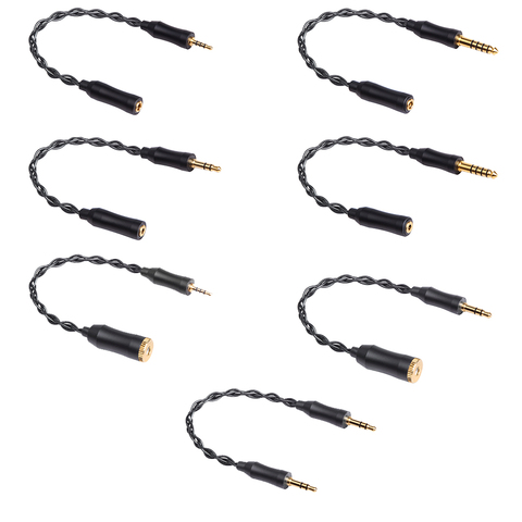 FDBRO-Cable de Audio 2,5 3,5 4,4mm hembra a 2,5 3,5 4,4mm, adaptador equilibrado, Cable de conversión macho, auriculares estéreo equilibrado ► Foto 1/6