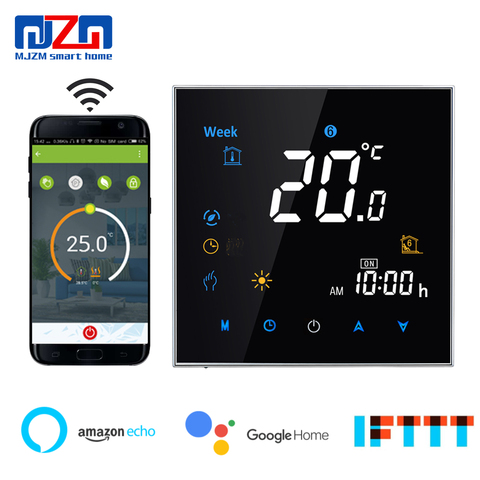 MJZM-termostato GL-3000 WiFi para caldera de Gas, termostato de pared Digital programable, regulador de temperatura, contacto seco ► Foto 1/6