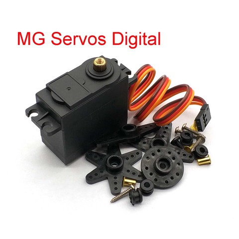 Servomotor Digital MG995 MG996 MG945 de 13KG y 15KG, engranaje de Metal para coche de control remoto en miniatura, helicóptero, barco para Arduino UNO Diy ► Foto 1/5