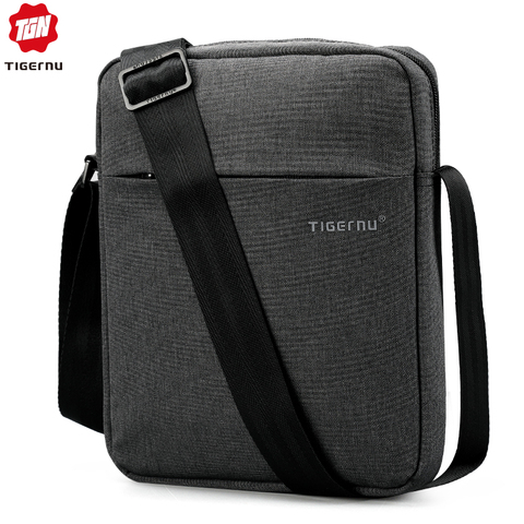 2017 Nueva Moda Tigernu Bolsa de Marca para Hombre Impermeable Oxford Bolsa de Mensajero Maletín de Negocios Informal masculina bolsa de hombro Crossbody ► Foto 1/6