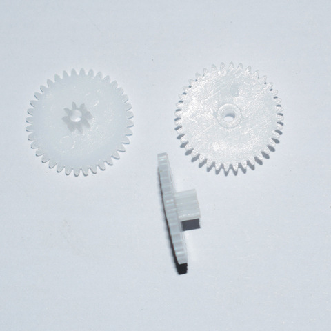 Engranaje de pompón de plástico para reparación de ruedas, diámetro de 19mm, 36 dientes/9 dientes, 0,5mm, 10 unids/lote, 36092B M = 2,05 ► Foto 1/1