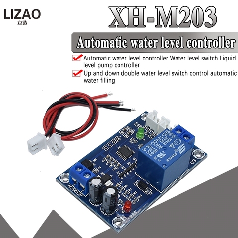 Controlador de nivel de agua XH-M203, controlador de nivel de agua automático, interruptor de nivel de agua, controlador de bomba de agua S18 Drop shi ► Foto 1/6