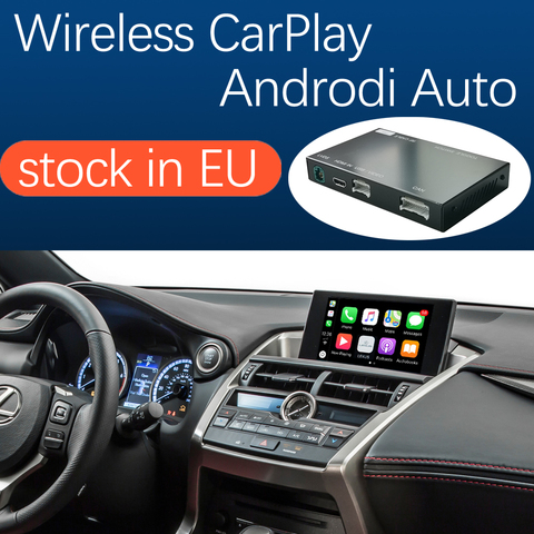 Apple-CarPlay inalámbrico para coche, dispositivo Android Auto, con Mirror Link, para Lexus NX, RX, IS, ES, GS, RC, CT, LS, LX, LC, UX, GX, 2014-2022 ► Foto 1/4