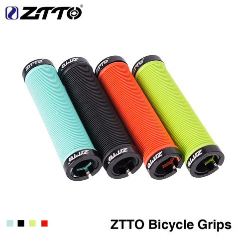 ZTTO-empuñaduras de manillar antideslizantes para bicicleta de montaña y carretera, bloqueo de Gel de silicona AG15 ► Foto 1/6
