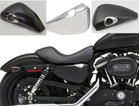 El lado derecho del Panel de tanque de aceite para Harley Davidson Sportster Iron XL 883 1200 48 72 cuarenta y ocho setenta y dos Roadster 2004-2022 ► Foto 1/5