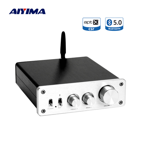 AIYIMA-AMPLIFICADOR DE POTENCIA APTX para cine en casa, altavoz de sonido con estéreo Hifi, Bluetooth 5,0, QCC3008, TPA3255, 325Wx2 ► Foto 1/6