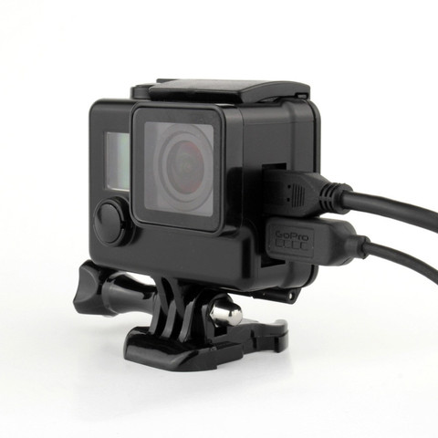 Funda protectora profesional para GoPro Hero 4/3 +, accesorios de cámara con apertura lateral negro ► Foto 1/6