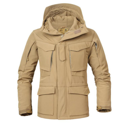 Chaqueta táctica militar para exteriores para hombre, chaqueta táctica militar de combate M65, cortavientos resistente al agua con chaquetas militares de Trekking para Otoño e Invierno ► Foto 1/6