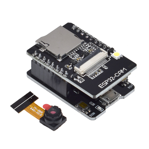 ESP32-CAM-MB WIFI ESP32 CAM DESARROLLO DE Bluetooth con OV2640 Cámara MICRO Puerto USB a serie CH340G 4,75 V-5,25 V Nodemcu ► Foto 1/6