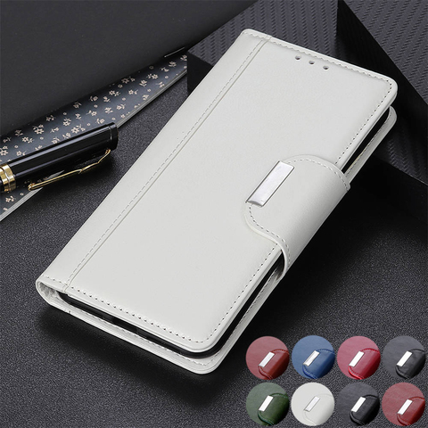 Funda magnética para Asus ZenFone 7 Pro ZS671KS ZS670KS, Funda lujosa de cuero con ranura para tarjetas, Funda para teléfono móvil Rog 3 Strix ZS661KS ► Foto 1/6