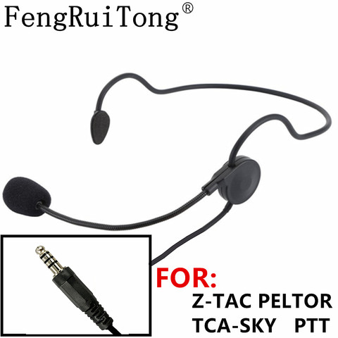 FengRuiTong-auriculares tácticos con micrófono ajustable, conector NATO para Z-TAC PELTOR TCA-SKY U94 PTT para BAOFENG MOTOROLA YAESU ► Foto 1/1