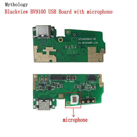 La mitología Blackview BV9100 USB placa base para Cable flexible de conector de cargador de teléfono móvil circuitos con micrófono ► Foto 1/3
