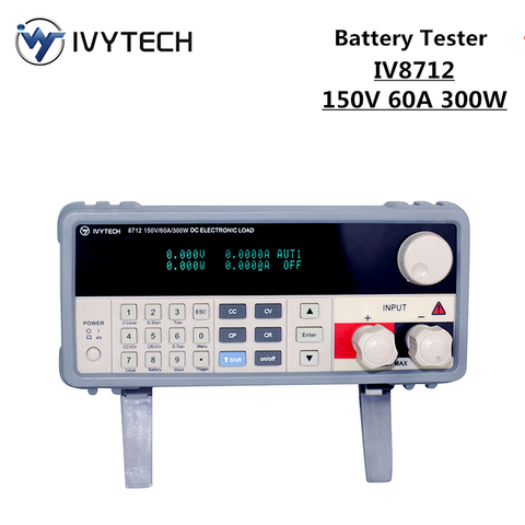 IVYTECH carga electrónica profesional 150V 30A 150W probador de capacidad de batería Digital comprobador de capacidad de descarga 150V 60A 300W ► Foto 1/6