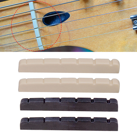 2 uds. 6 cuerdas de sillín de tuerca de guitarra eléctrica para accesorios de repuesto de guitarra estilo ST TL ► Foto 1/6
