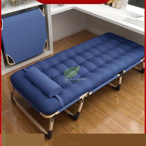 Cama plegable individual multifunción, silla portátil sencilla para casa, oficina y para acampar ► Foto 1/5