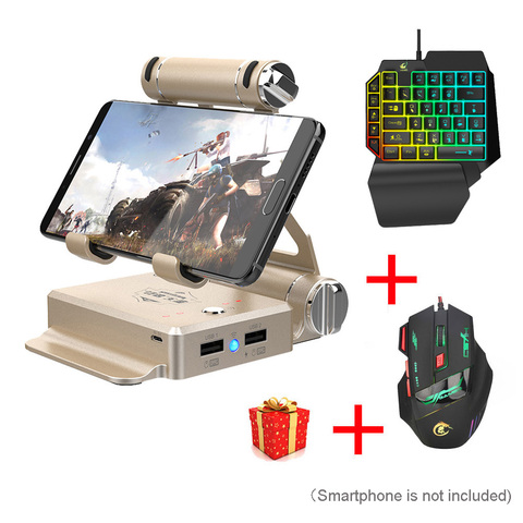 GameSir X1, teclado BattleDock, ratón, convertidor, Gamepad Bluetooth para juegos móviles FPS como PUBG COD AOV FreeFire ► Foto 1/6