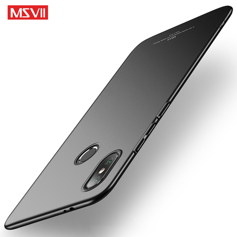 Xiaomi mi A2 Lite caso duro MSVII Slim para Xiaomi A2 mi A2 versión Global Coque cubierta Xia mi mi A2 Lite Xio mi A2 teléfono caso ► Foto 1/6