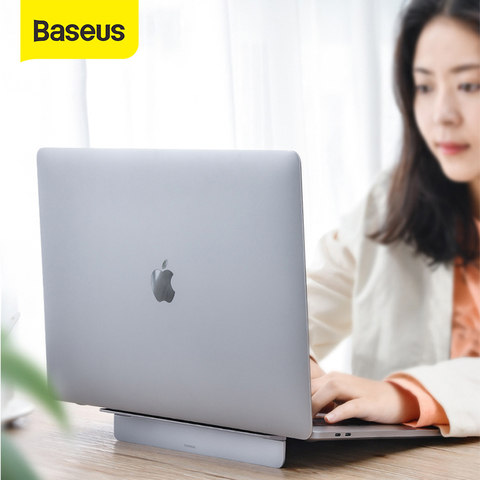 Baseus-soporte ajustable para ordenador portátil, plegable, de aluminio, ergonómico, portátil, 12-17 pulgadas, para MacBook Air Pro ► Foto 1/6