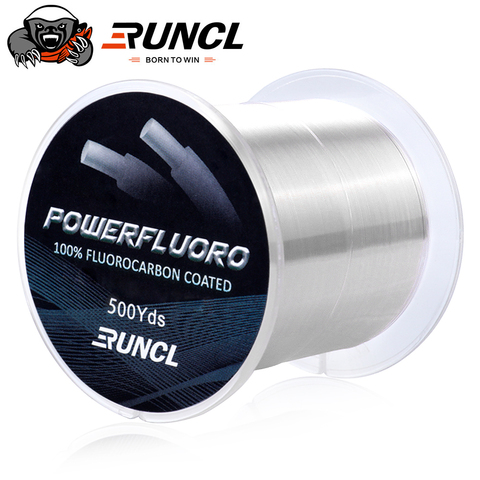 RUNCL-sedal de pesca de fluorocarbono con recubrimiento de fibra Invisible, hilo de pesca de 274M, 457M, 914M, 100%, japonés, líder, SinkingCarp, 5LB-32LB ► Foto 1/6