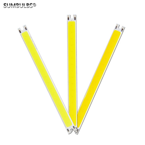 Sumbulbs-tira de bombillas LED COB, 5W, 12V CC, fuente de luz blanca pura cálida, bricolaje, 10CM, 500LM, 100x8MM, lámpara ► Foto 1/6