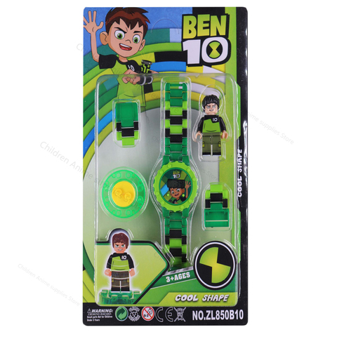 Reloj de rompecabezas de dibujos animados Ben 10 Omnitrix para niños, figuras de Anime giratorias, juguetes para niños, regalos de cumpleaños y Navidad ► Foto 1/2