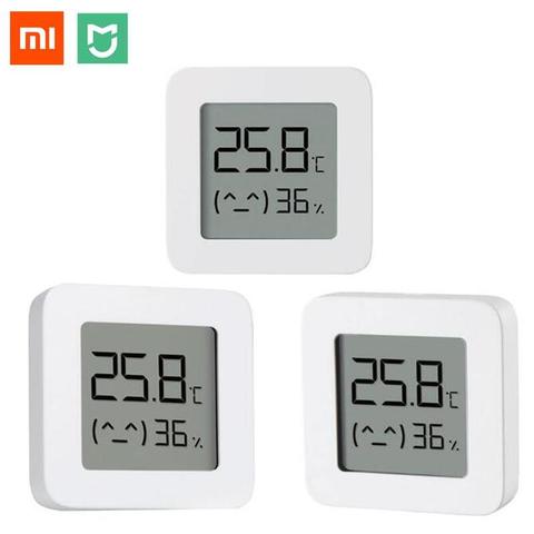 Xiaomi mi jia Bluetooth temperatura inteligente Hu mi dity Sensor pantalla LCD termómetro Digital medidor de humedad mi APP ► Foto 1/6