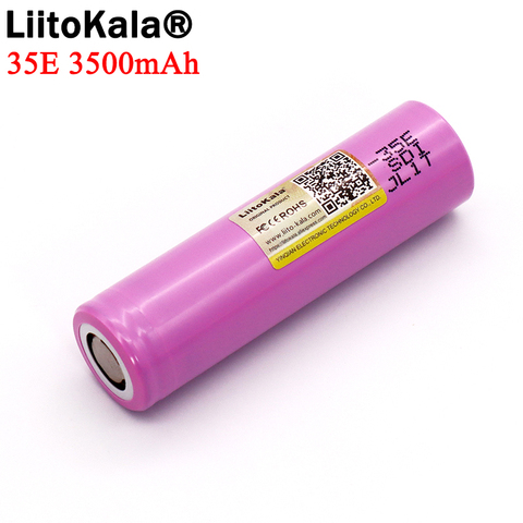 4-40 Uds Liitokala original 18650-35E de la batería de litio de 3500mAh 3,7 v 25A de alta potencia INR18650 para herramientas eléctricas ► Foto 1/4